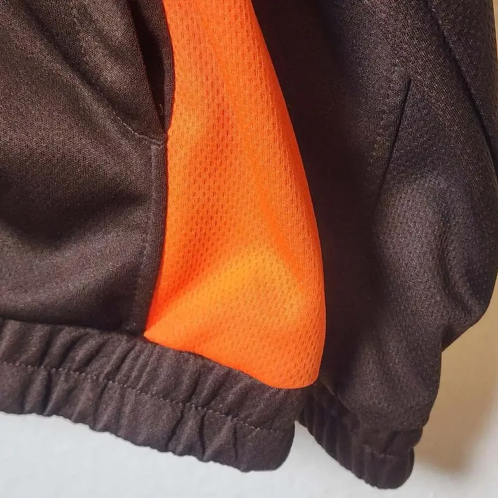 Cleveland Browns Jacket Mens Brown Orange NFL Football G-III Apparel Polyester